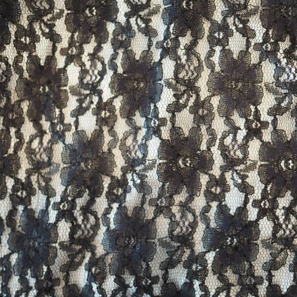 Vintage Y2K Whimsygoth Black Lace Bolero Jacket Sz 8 J.R. NITES Vampirecore - Picture 5 of 9